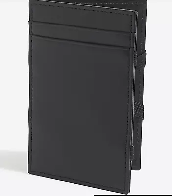 J.Crew Mens Leather Magic Wallet In Expresso 71375 • $25