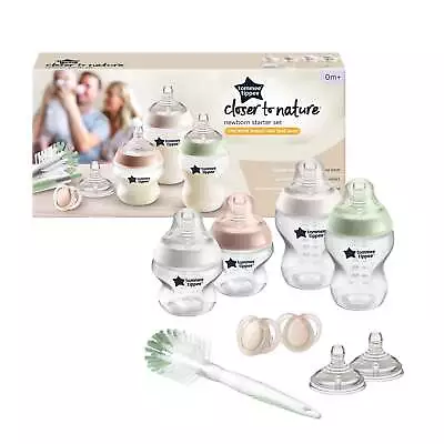 Tommee Tippee Closer To Nature Bottle Starter Kit Muted Baby Infant Feeding New • £38.99