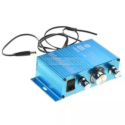 Mini Hi-Fi Audio Stereo Amplifier For Cars Motorcycle Boat Home 12V • $12.40