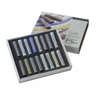 Daler Rowney Soft Chalk Pastel Set - 16 Cool Shades Selection • £38.99