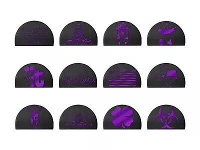 NDZ Grip Plug P2 For Glock GEN 1-3 26 27 33 39 Purple Pick Image • $19.90