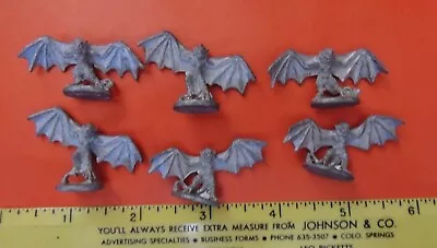 Vintage Lead D&D Miniatures 6 Grenadier 1990 M-395 Bat People • $18