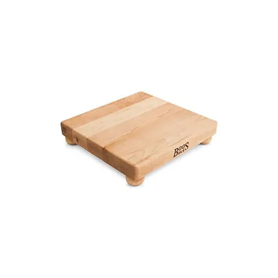 John Boos 12 Inch Wide Flat Cutting Board With Feet Maple Wood Grain (Open Box) • $56.43