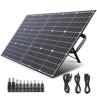 £139.99 • Buy 100W USB Folding Solar Panel For Power Bank Camping Hiking Battery Charger