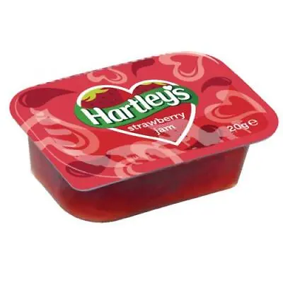 £4.99 • Buy 10 X Hartleys Strawberry Flavour Jam - 20g Individual Portions