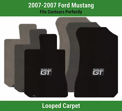 Lloyd Classic Loop Front Mats For '07 Ford Mustang W/Shelby GT Silver On Black • $138.99