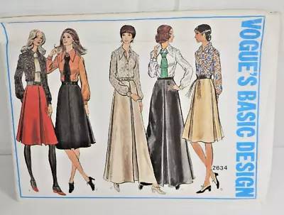 Vintage Vogue's Basic Design Pattern 2634 Size 14 • $7.95