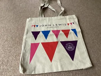 Waitrose / John Lewis Canvas Tote Bag Jubilee Edition. • £15