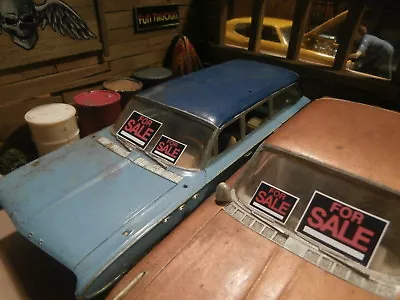 4 Pre-cut Garage Diorama For Sale Signs 1:24 1:25 Scale Model Car & Pickup Truck • $4