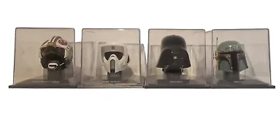 Star Wars Deagostini Replica Helmets Of Vader Boba Scout Trooper  & Luke (j9) • £73