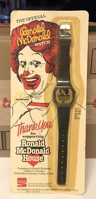 Vintage 1984 McDonalds The Official Ronald McDonald Watch NEW Sealed • $7.99