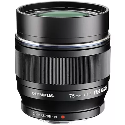 Olympus M.Zuiko Digital ED 75mm F1.8 Lens Black • $455