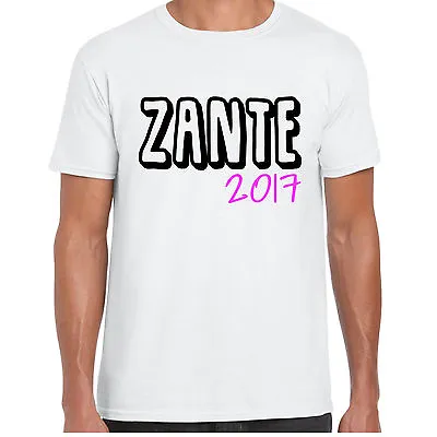 Zante 2017 Holiday - MensT Shirt - Tour Stag Clubbing • £8.49