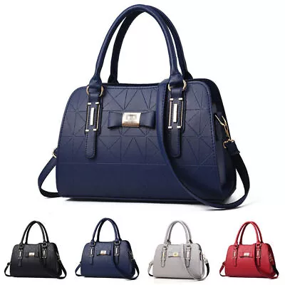 Fashion Ladies Handbag Shoulder Purse Women Crossbody Leather Tote Designer Bags • £10.99