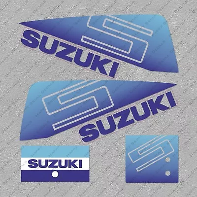 Suzuki DT5 5HP Two Stroke Outboard Engine Decals Sticker Set Reproduction 5 HP • $49.49