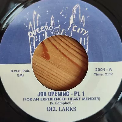 £9.99 • Buy Del Larks - Job Opening Part 1&2 - Classic Northern Soul Dancer 7  Vinyl EX++