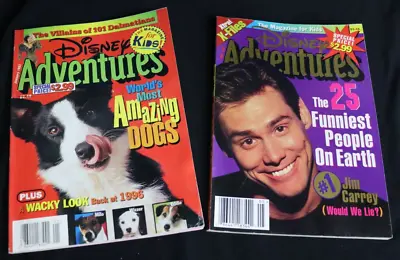 Disney Adventures Digest Magazines Lot Of 2 1997 Vol.7  # 4 8 Dogs Jim Carrey A5 • $8.71