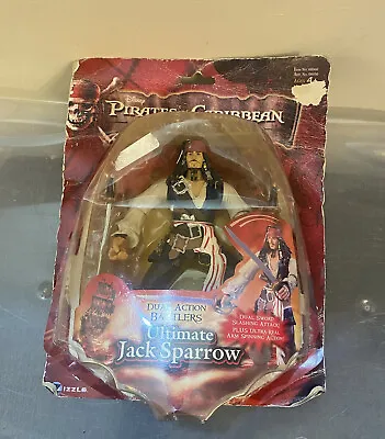 Pirates Of The Caribbean At World's End Ultimate Jack Sparrow Action Figure • £15