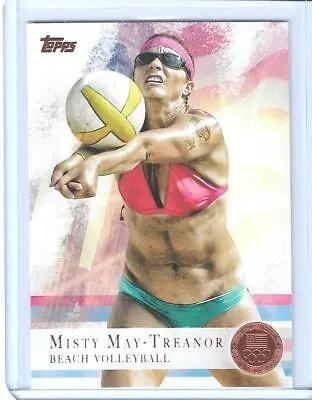 2012 Topps Olympic Misty May-treanor Bronze Card #40 ~ Beach Volleyball ~ Qnty • $3