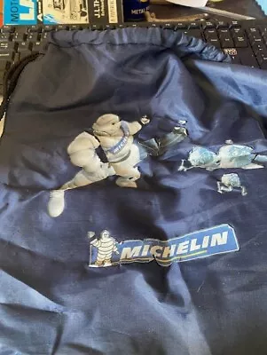 Collectable Vintage Michelin Man Draw String Bag • £5