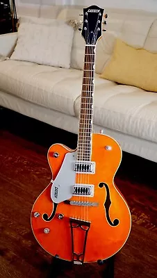Gretsch Electromatic Hollow Body Left-Handed Guitar Orange Stain • $600