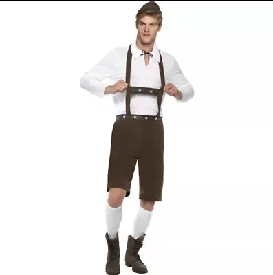 Smiffys Bavarian Man Costume Brown (Size M) • £19.99