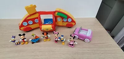 Mickey Mouse Camper Van & Minnie's Car & Friends. • £12.99