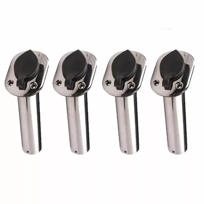 4PCS Boat Fishing Rod Holder Stainless Steel Flush Mount Rod Pod 30 Degree  • $52.15