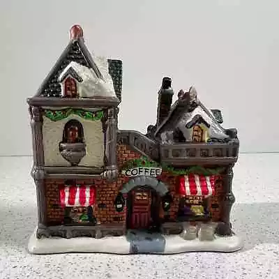 Windham Heights 2005 Coffee Shop Christmas Village Miniature Building Light Up • $20