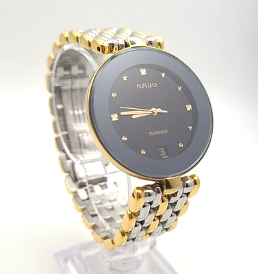 £499 • Buy RADO Florence R48743713 Watch Black Gold Silver Mens - In Original Packaging UK