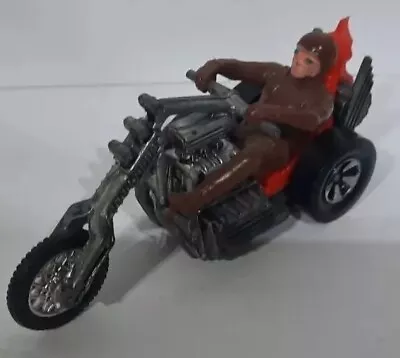 Vintage 1971 Hot Wheels RRRumblers Motorcycle With Rider (B) • $42.50