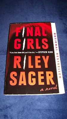 Final Girls: A Novel By Riley Sager (2018 Trade Paperback) FREE SHIPPING! • $7.99