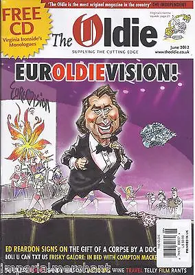 Oldie Magazine Euro Oldie Vision Ed Reardon Sandy Wilson Compton Mackenzie 2012. • £10.65