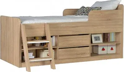 Felix Sonoma Oak Effect Low Sleeper Single Storage Bed  • £293.99