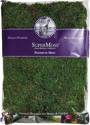 SuperMoss Preserved Sheet Moss 16-Ounce Fresh Green • $58.51