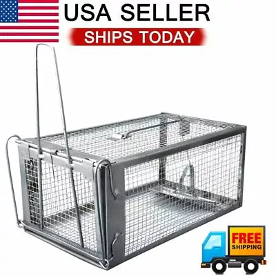 Live Humane Cage Trap For Squirrel Chipmunk Rat Mice Rodent Animal Catcher • $12.86