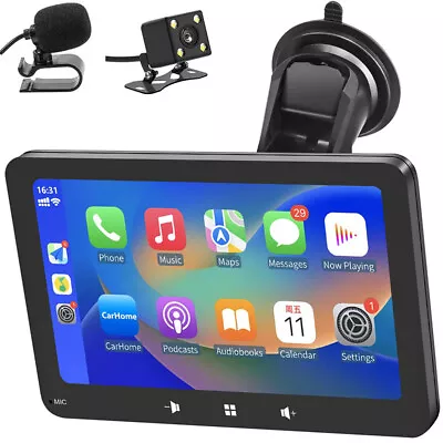 Car GPS Navigation 7 Inch Touch Screen Android Stereo Player W/Rear View Camera • $114.20