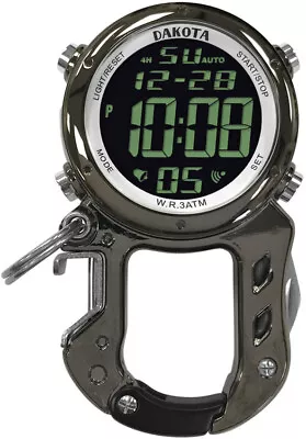 Dakota Digital ZipClip Gunmetal E.L Dial Survival Pack Multi-Tool Watch 3097 • $55.25