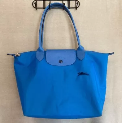 Longchamp Le Pliage Royal Blue Medium Tote Shoulder Bag L2605619P50 • $44