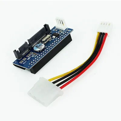 SATA IDE Adapter 40 Pin IDE To SATA Connector 3.5 HDD IDE/PATA Hard Disk Adapter • £7.26