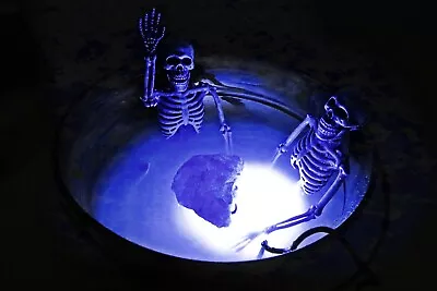 Skeleton Sauna Witch's Cauldron W/ Blue Fogger (Multi-Color Options) - 12  Dia • $64.99