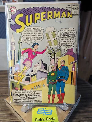 VINTAGE Silver Age DC's SUPERMAN #159 [1963] Curt Swan Cover; Lois Is SUPER-MAID • $29.99