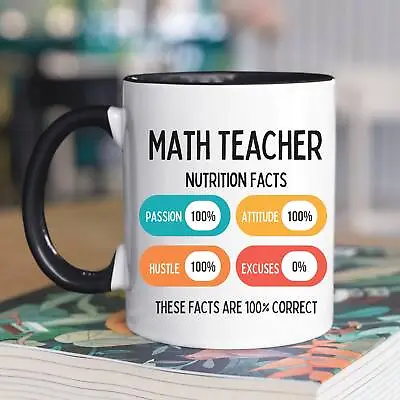 Math Teacher Mug Math Teacher Gifts Gift Math Teacher Math Teacher Gift Math Tea • $18.99