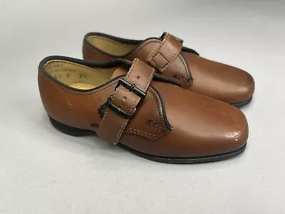 Vintage Pied Piper Baby Infant Or Toddler Buckle Leather Saddle Dress Shoes 7 C • $15