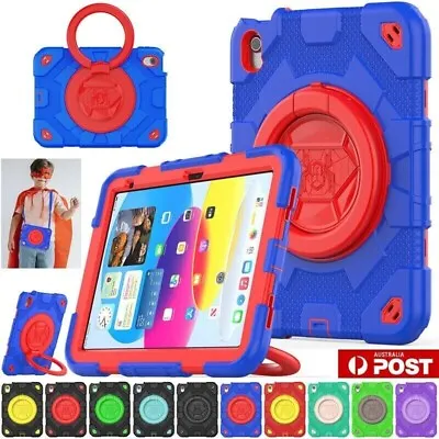 For IPad 7/8/9/10th Gen Air Pro Heavy Duty Case Shockproof Rotating Stand Cover • $36.39