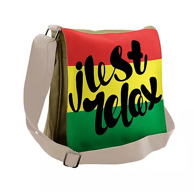 Ambesonne Saying Design Messenger Bag With Shoulder Strap Unisex Cross-body • $23.99