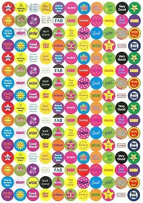 £2.70 • Buy 1000 Children's Reward Stickers Chart Fun Kids Teacher School Star Well Done 