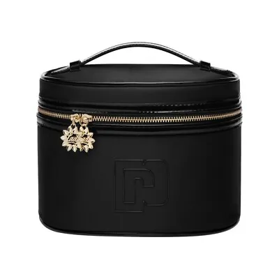 Women's Black And Gold Paco Rabanne Vanity Case Toiletry Bag Makeup Case • £15.99