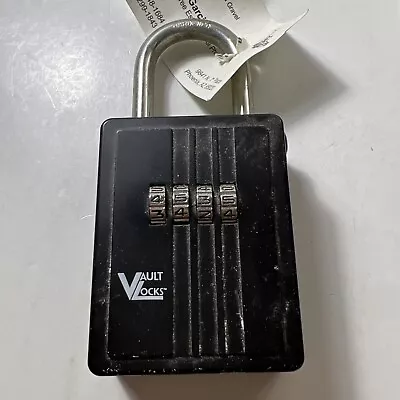 Vault Locks Key Storage Hanging Lock Box With 4 Digit Resettable Combination • $3.99
