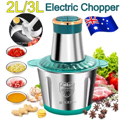 2L/3L Home Electric Meat Grinder Mincer Sausage Vegetable Food Processor Blender • $31.99